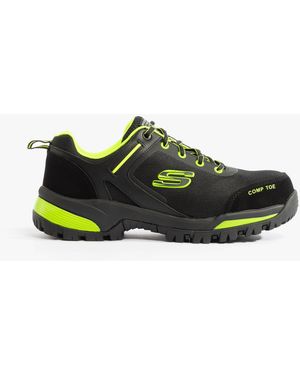 Skechers Work 200188Ec Gatlon Safety Trainers/Lime - Green