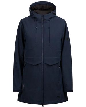Trespass Ladies Aylmer Soft Shell Jacket Marl) - Blue