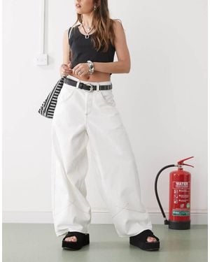 Collusion Xl Balloon Jean - White