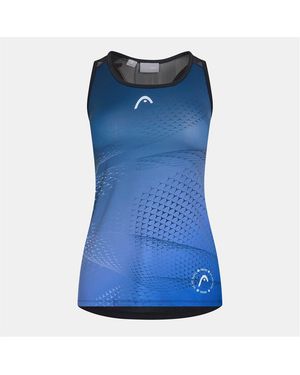 Head Y Tank Crew Neck Sleeveless - Blue