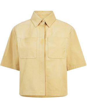 BOSS Leather Jacket - Yellow