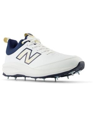 New Balance 2025 Ck4030 V5 Cricket Spikes Shoes Trainers - White