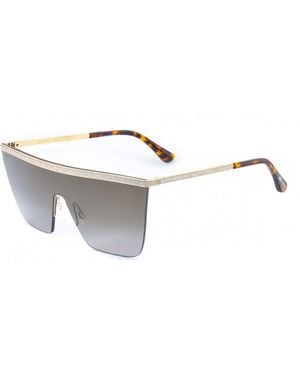 Jimmy Choo Leah 136 S 06Jha Sunglasses - Metallic