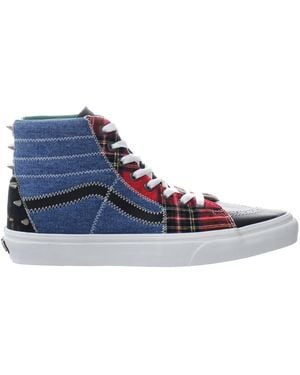 Vans Tartan Daze Sk8-Hi Multicoloured Plimsolls - Blue