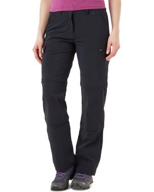 Peter Storm Stretch Water Resistant Double Zip Off Walking & Hiking Trousers - Blue