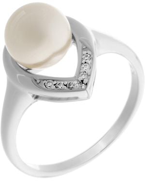 Orphelia 925 Sterling Ring - White