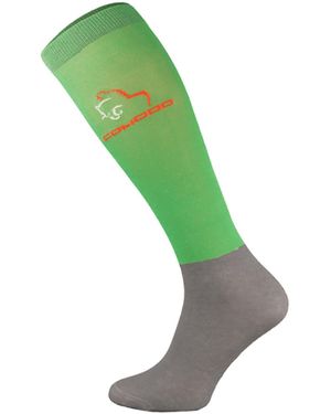 Comodo 1 Pack Ladies Microfibre Knee High Horse Riding Equestrian Socks - Green