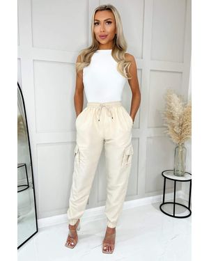 AX Paris Cargo Trousers - White