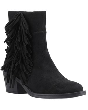 Rocket Dog Ladies Yankee Tassel Cowboy Boots - Black