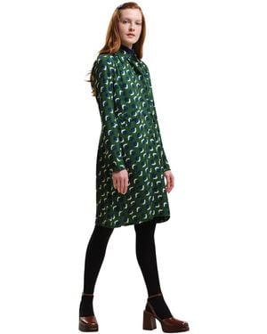 Regatta Ladies Orla Kiely Leaf Print Dress (Shadow Elm) - Green