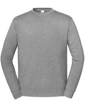 Fruit Of The Loom Adult Iconic Premium Heather Set-In Sweatshirt (Athletic) - Grey
