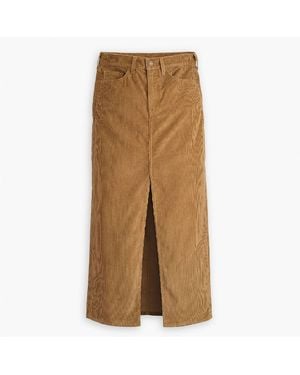Levi's Levi's Ankle Column Denim Skirt - Brown