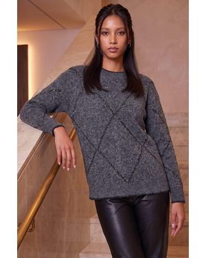 Roman Petite Shimmer Jumper - Blue