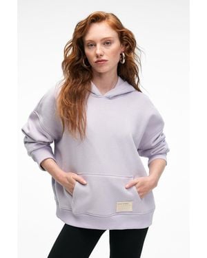 Grimelange Oversized Hooded Pocket Sweatshirt - Grey