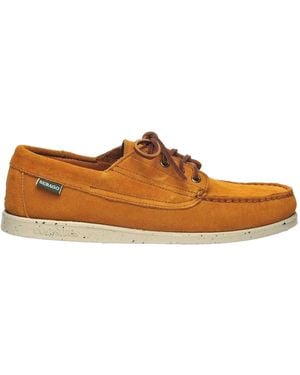 Sebago Askook Rocky Mountain 3 Suede Moccasins (Golden/Turtledove) - Brown