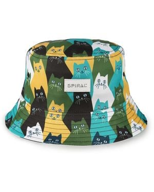 Spiral Accessories Logo All Around Brim Panel Bucket Hat - Green