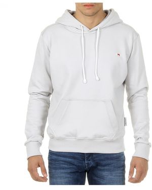 Andrew Charles by Andy Hilfiger Hoodie Long Sleeves Round Neck Fifi Cotton - Blue