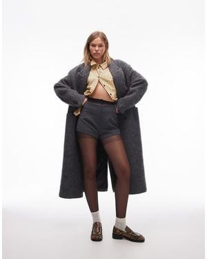 TOPSHOP Tailored Knicker Shorts - Blue