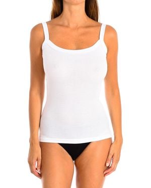 Kisses&Love Dames Bamboo Microfiber T-shirt Q-en710 - Wit