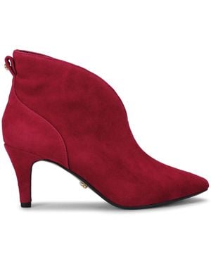Carvela Kurt Geiger Suede Flute Shoe Boots - Red