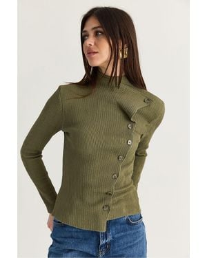 Bianco Lucci Blouse - Green