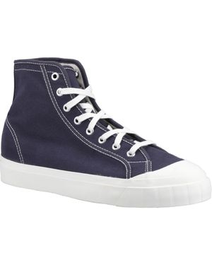 Superga 3192 Campionato Basket 100% Cotton Dark Boots - Blue