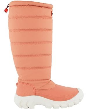 HUNTER Interpid Tall Snow Wellington Boots - Pink