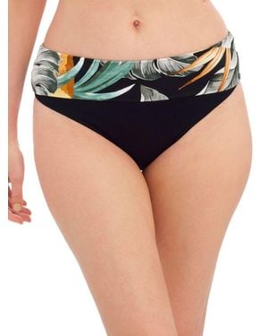 Fantasie Bamboo Grove Fold Over Bikini Brief - Black
