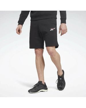 Reebok Te Vector Fleece Cotton Shorts Hi0584 - Black