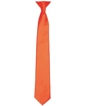 PREMIER Adult Satin Tie - Orange