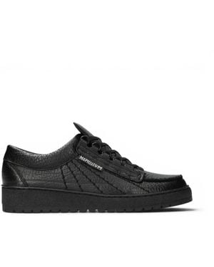 Mephisto Leather Walking Shoes - Black
