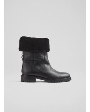 LK Bennett Sally Ankle Boots - Black