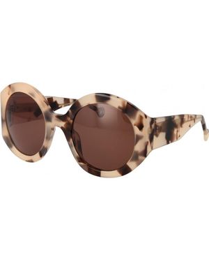 Hally & Son Hs936S04 5304 53 4 Sunglasses - Brown