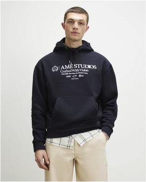 River Island Hoodie Regular Fit Ame Studios - Black