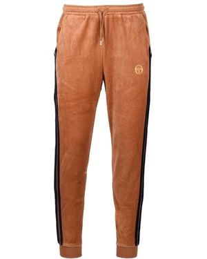 Sergio Tacchini New Damarindo Track Pant Almond/Maritime - Orange