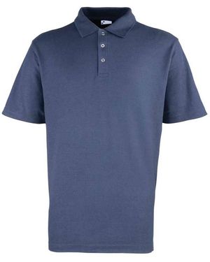 PREMIER Studded Polo Shirt - Blue