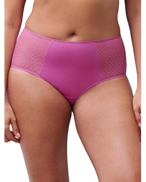 Chantelle Norah Chic High-Waisted Full Brief - Purple