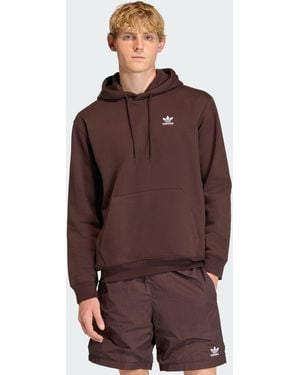 adidas Originals Trefoil Essentials Loose Hoodie - Brown
