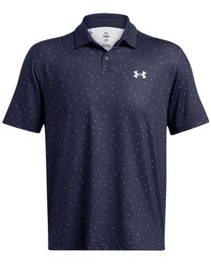 Under Armour Collared Neck Short Sleeve Regular Fit Polo Shirt - Blue