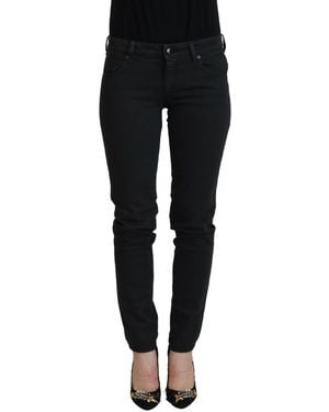 Ermanno Scervino Cotton Slim Fit Denim Jeans Material_Cotton - Black