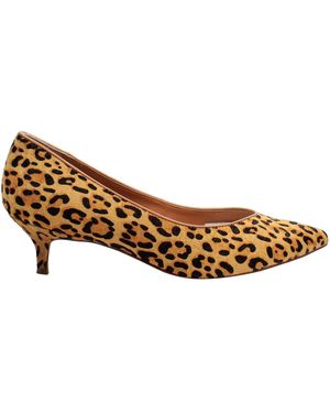 Vionic Kit Josie Leopard Pointy Heels - Brown