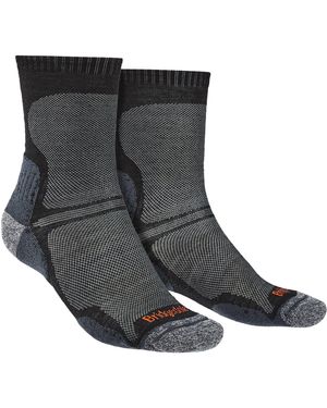 Bridgedale Hiking Ultralight Merino Wool Socks - Black