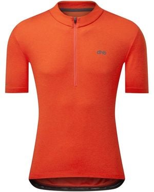 Dhb Quarter Zip Short Sleeve Jersey 2.0 - Red