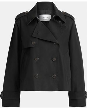 COACH Short Trench - Black