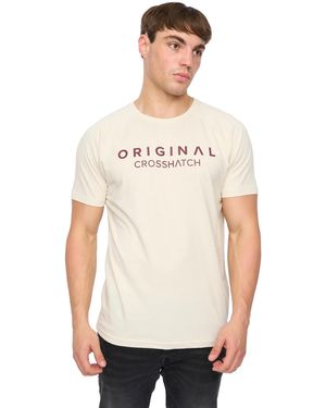Crosshatch Chantlars T-Shirt (Off) Cotton - White