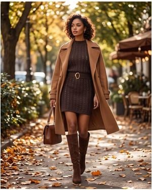 RYVAN Knit Dress - Metallic