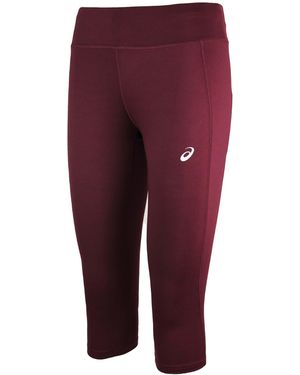 Asics 3/4 Leggings - Red