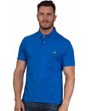 Raging Bull Big & Tall Organic Signature Polo - Blue
