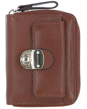Ashwood Leather 'Sorellia' Real Purse - Brown
