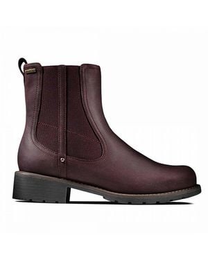 Clarks Orinoco On Gtx Burgundy Boots - Brown